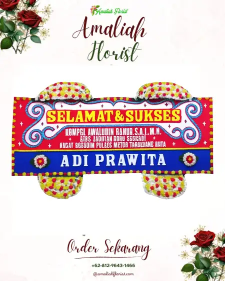 Papan Bunga Ucapan Selamat Sakerta Timur